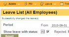Leave management